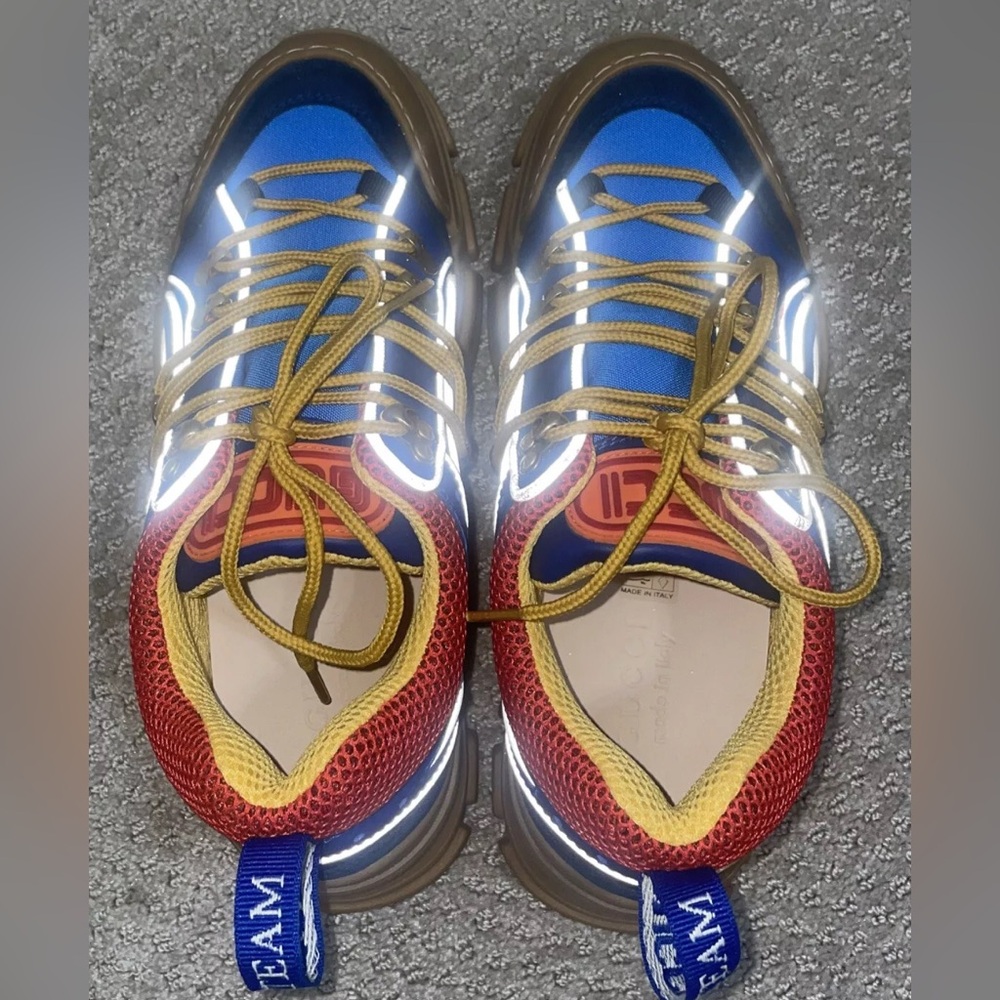 PRICE DROP!!
$270 (was $395)
GUCCI Flashtrek’s Blue Gum - Picture 5 of 14